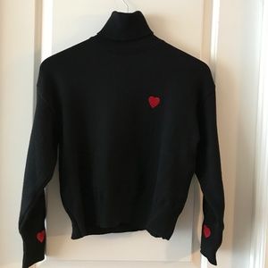 Cute Black Turtleneck Sweater